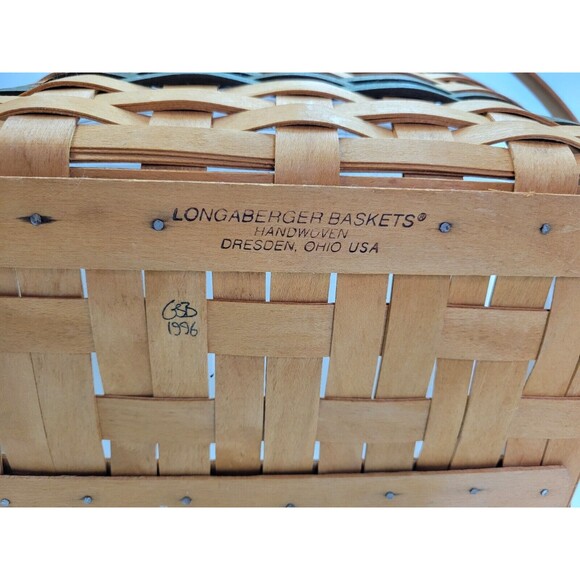 Vtg Longaberger Traditions Collection Community Basket 1996 - Picture 11 of 14